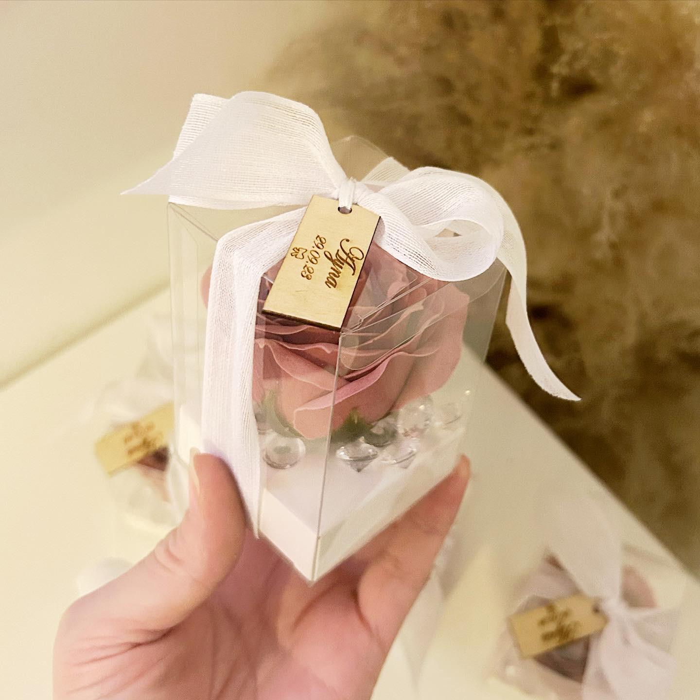 Soap rose guest gift WEDDING